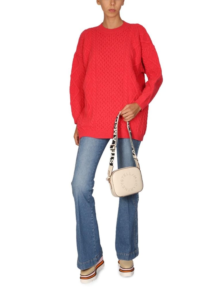 wool crew neck sweater by Selfnex