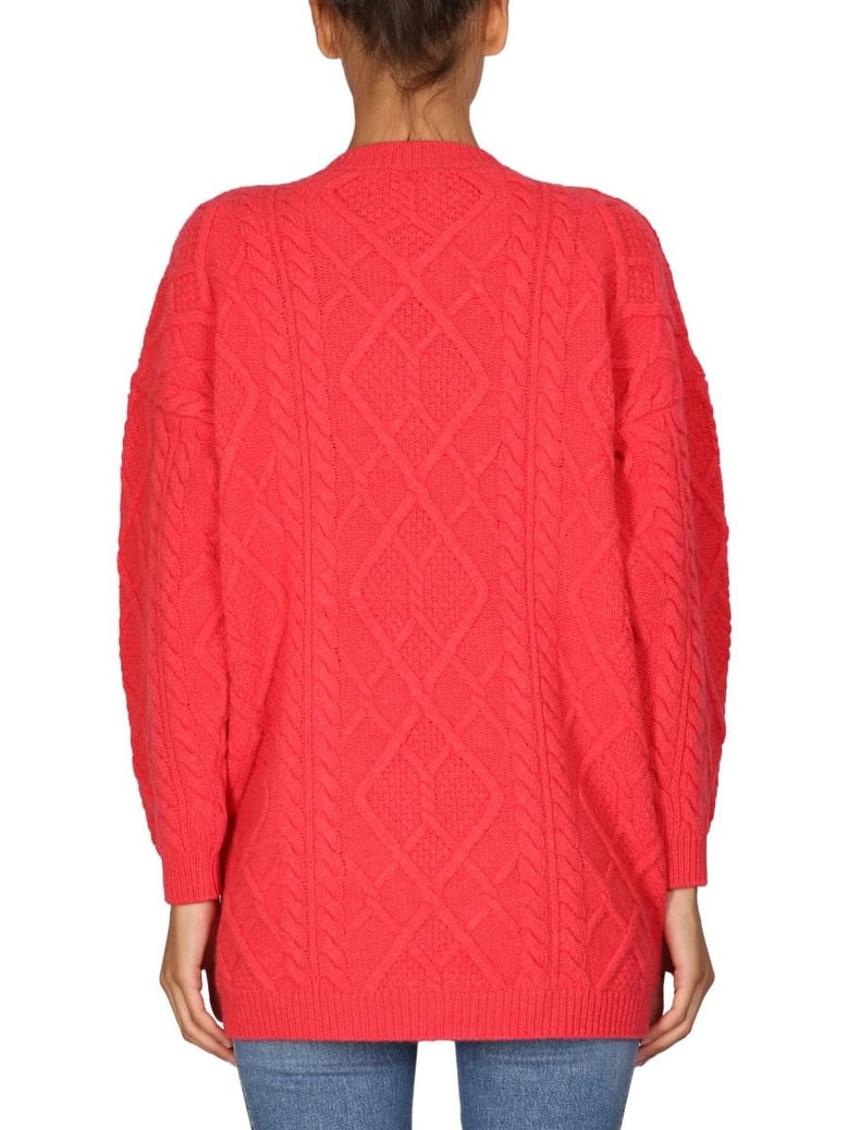 wool crew neck sweater by Selfnex