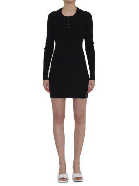 knitted mini dress by Selfnex
