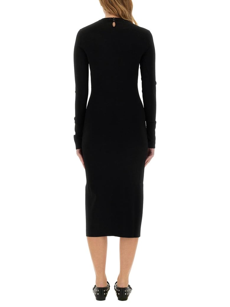midi dress with slit by Selfnex