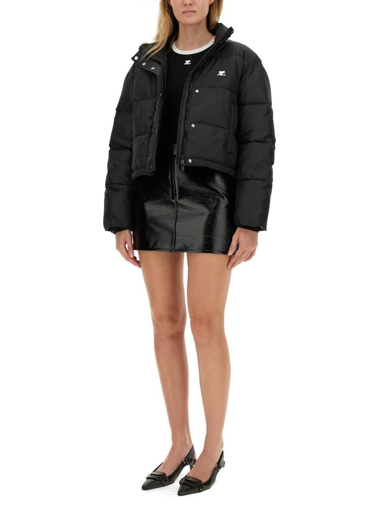 down jacket with logo by Selfnex