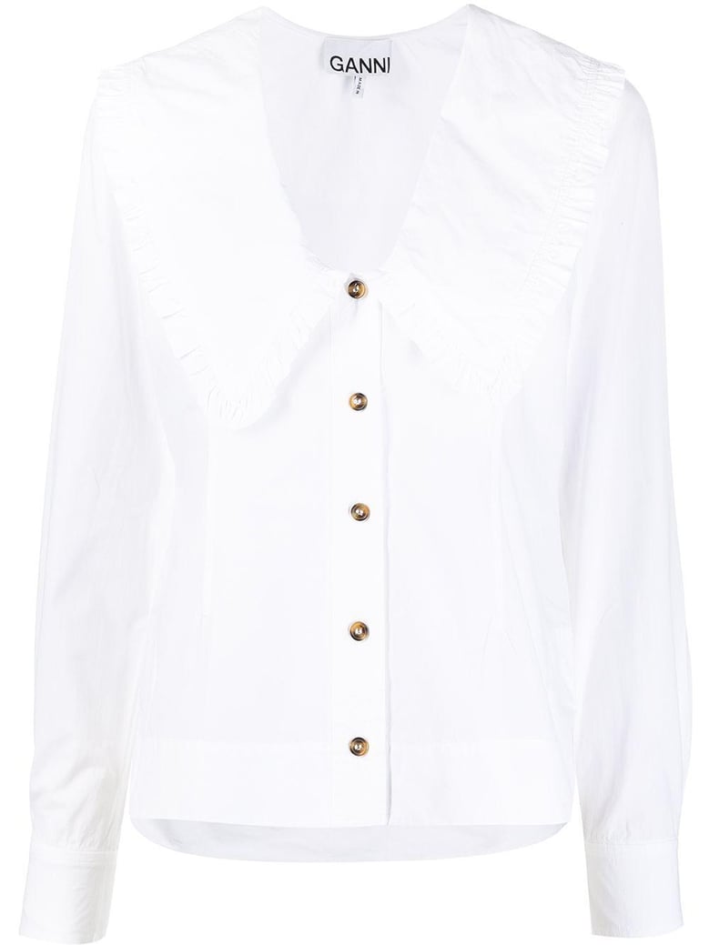peter pan collar shirt by Selfnex