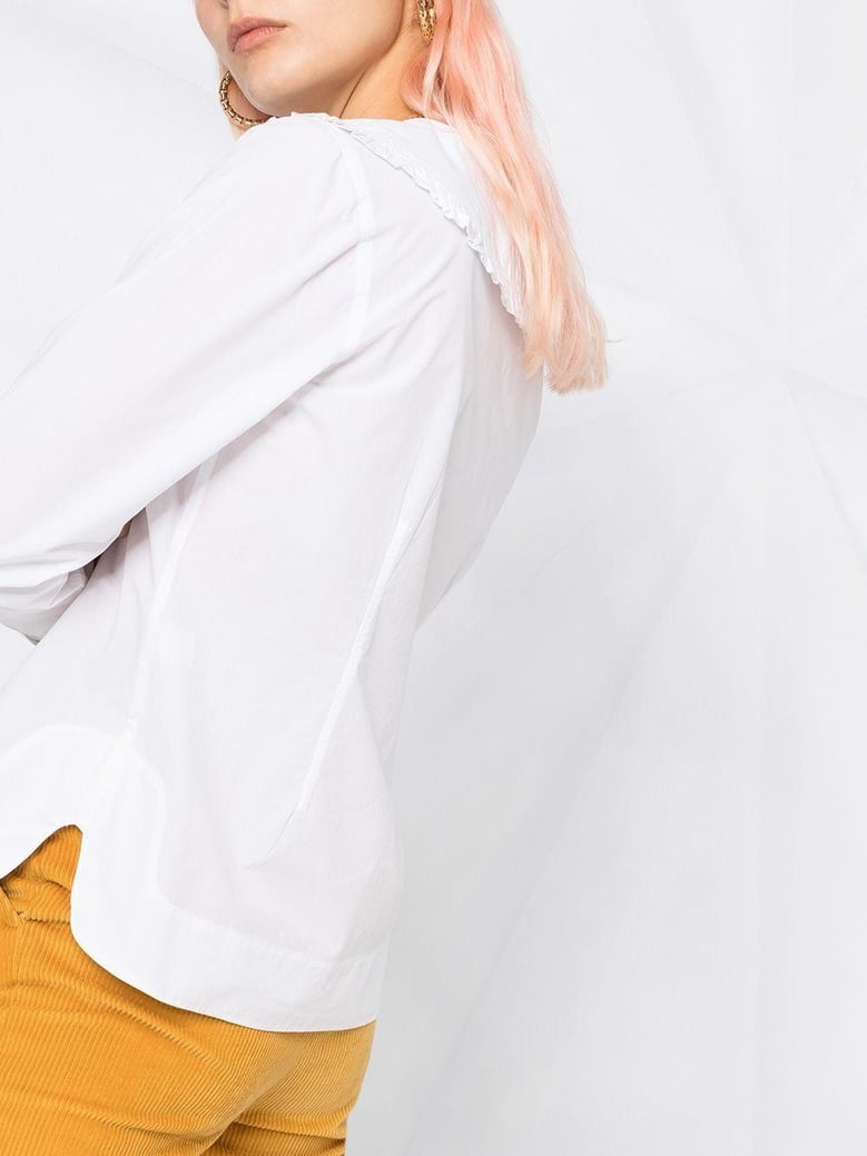 peter pan collar shirt by Selfnex