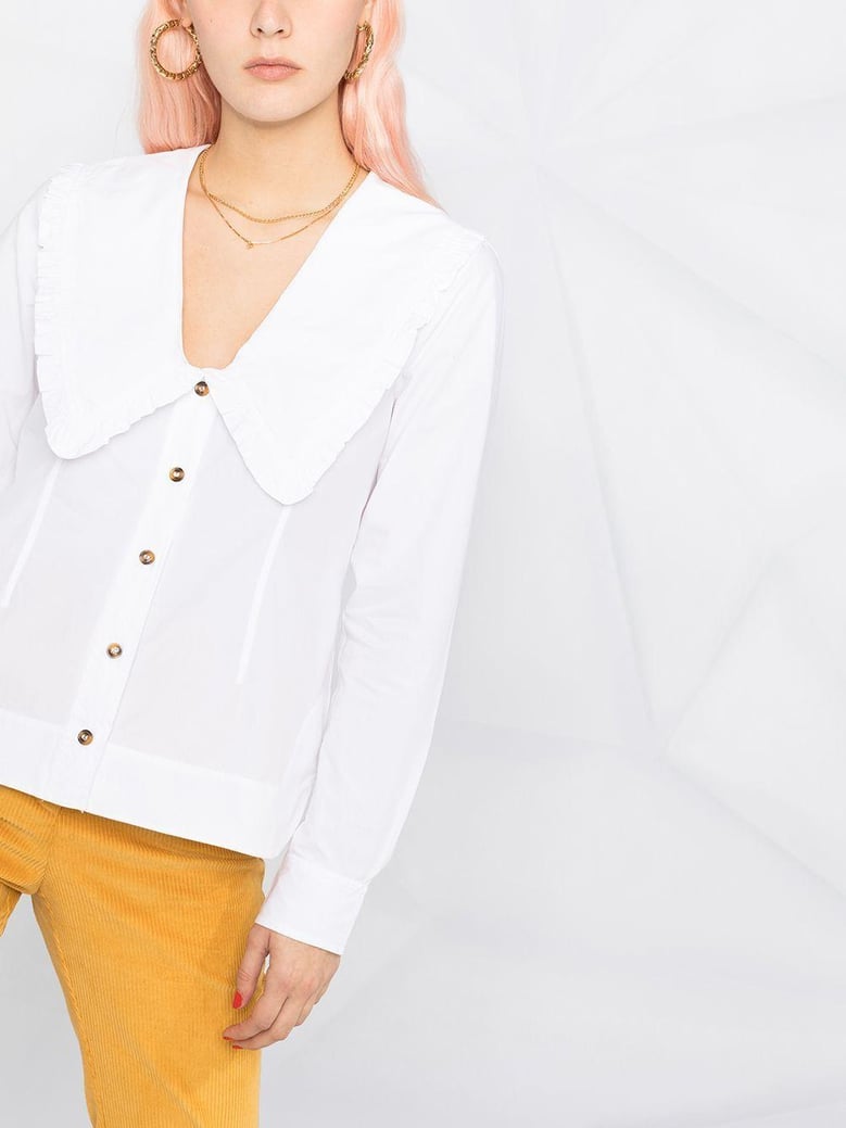 peter pan collar shirt by Selfnex