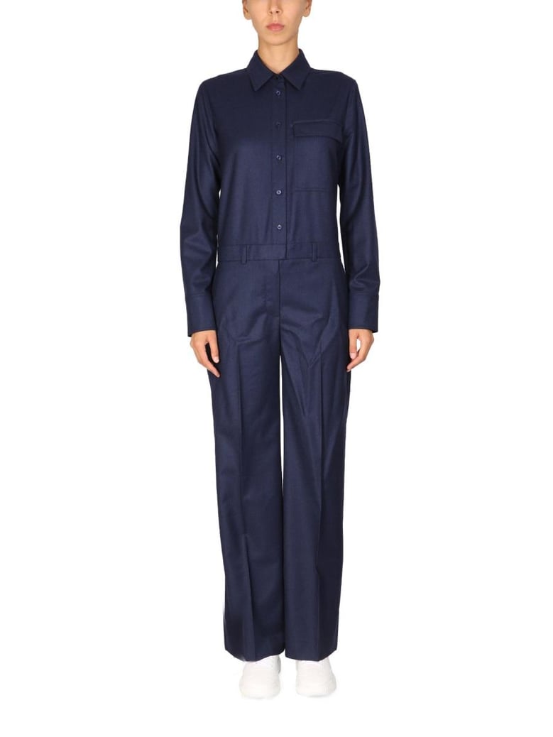 wool jumpsuit by Selfnex