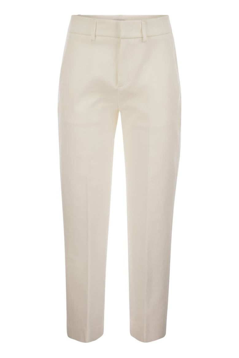 loose cropped jersey trousers - meli by Selfnex