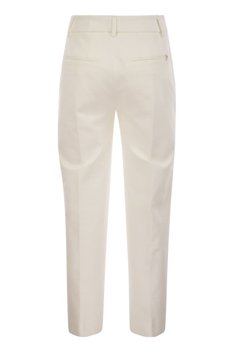 loose cropped jersey trousers - meli by Selfnex