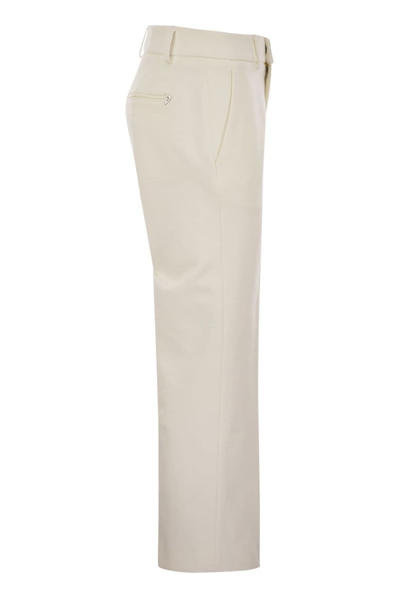 loose cropped jersey trousers - meli by Selfnex