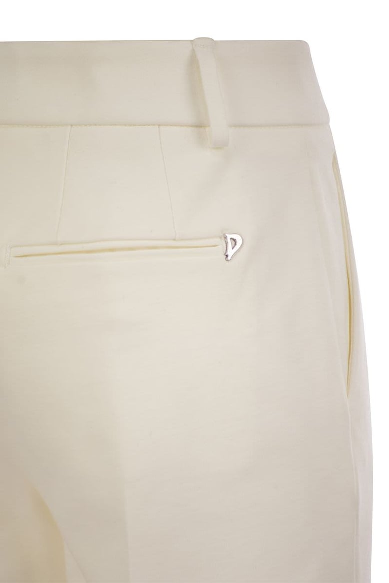 loose cropped jersey trousers - meli by Selfnex
