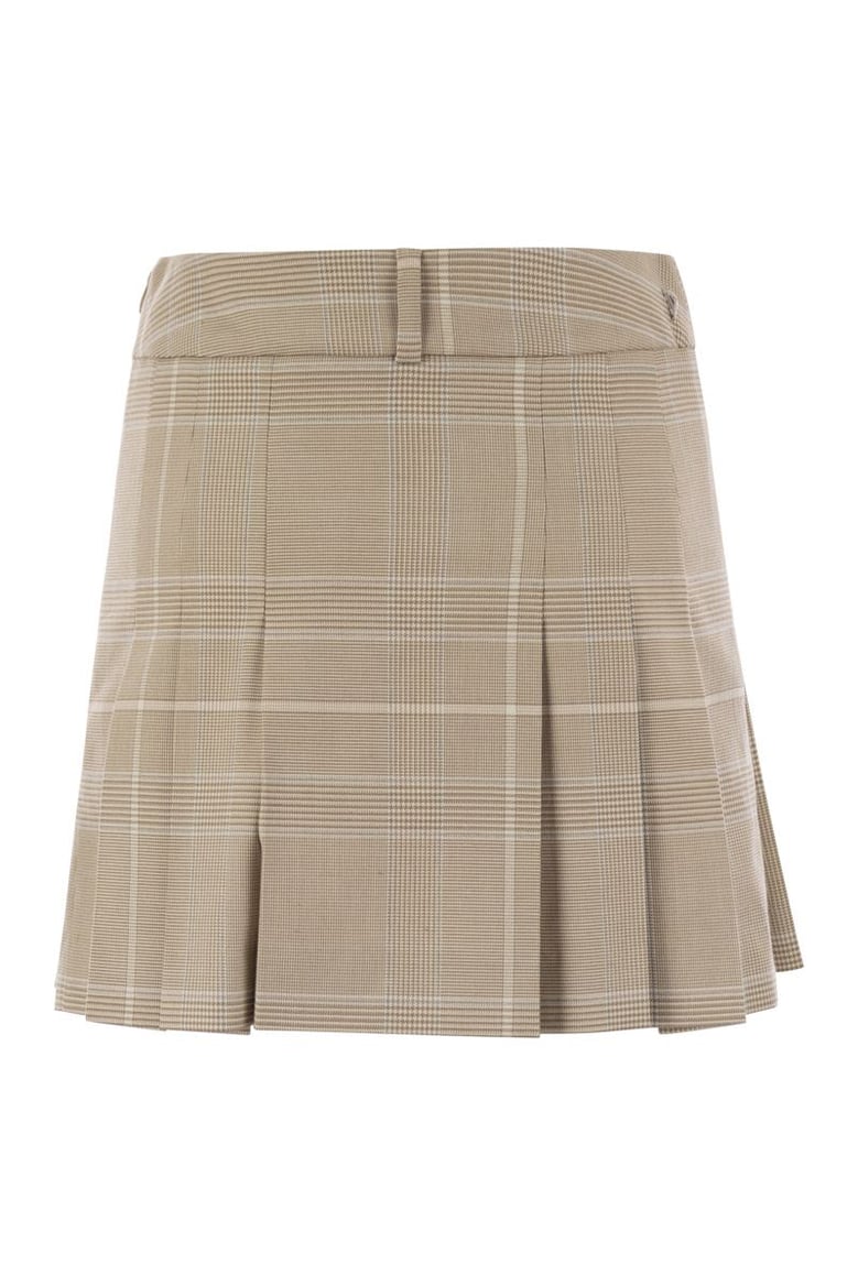 prince of wales mini skirt by Selfnex