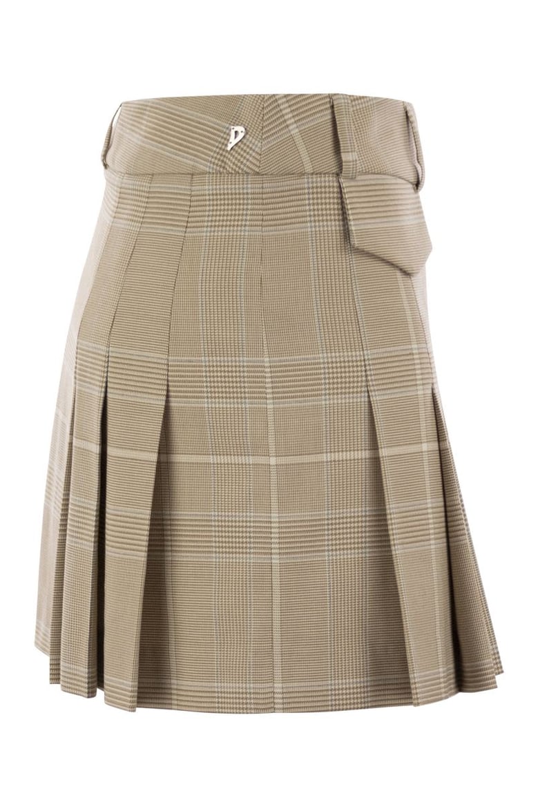 prince of wales mini skirt by Selfnex