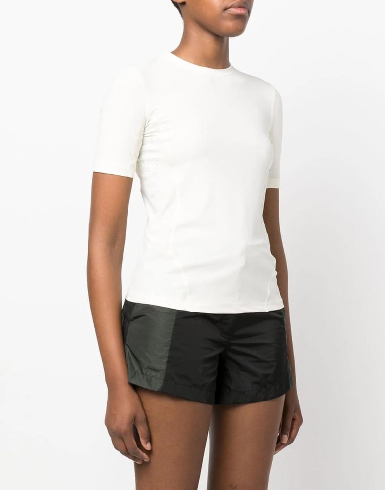 grenoble logo print stretch jersey t-shirt by Selfnex
