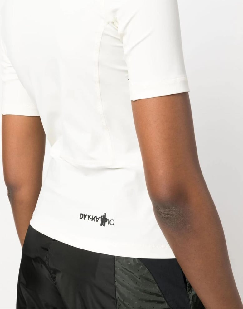 grenoble logo print stretch jersey t-shirt by Selfnex