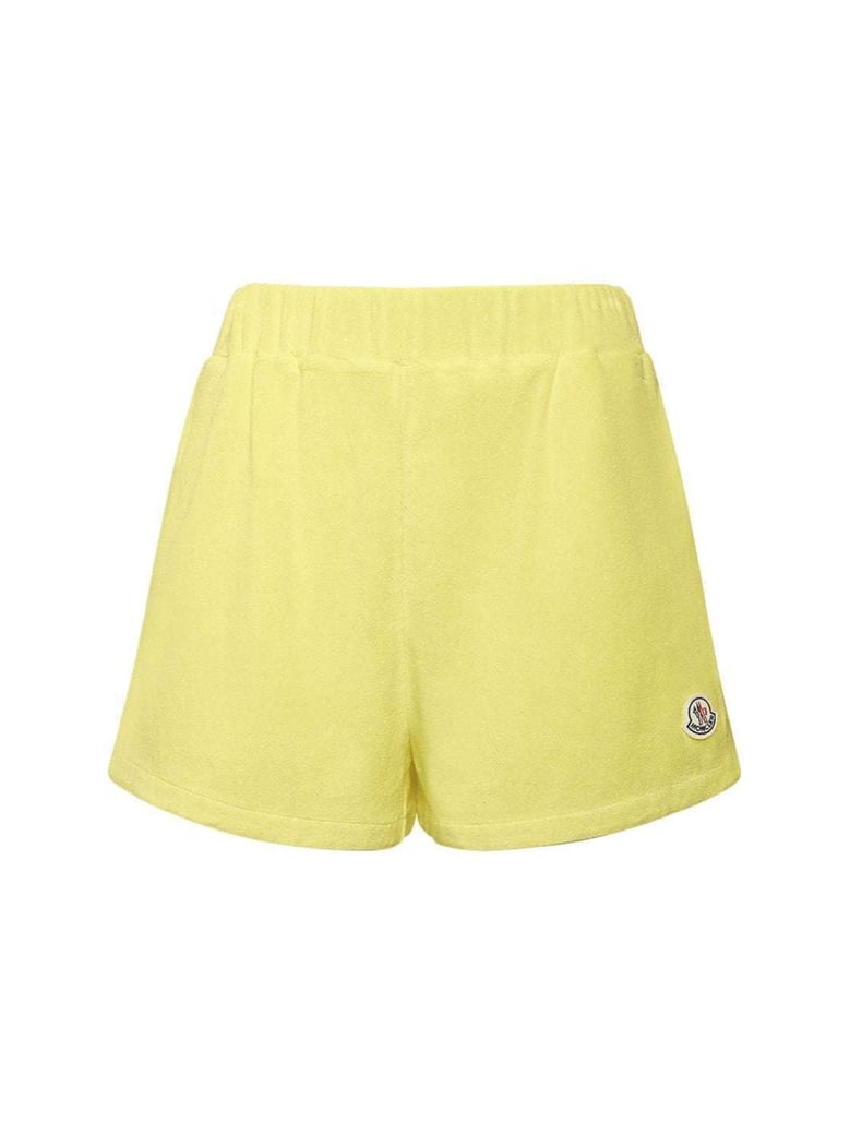 logo patch terry shorts by Selfnex