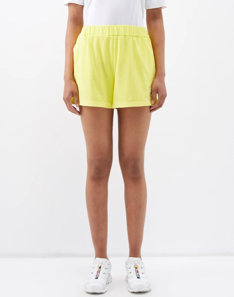 logo patch terry shorts by Selfnex