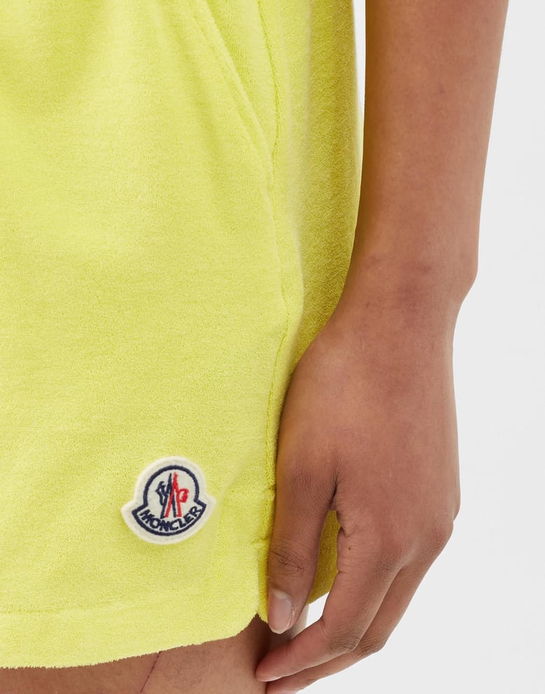 logo patch terry shorts by Selfnex