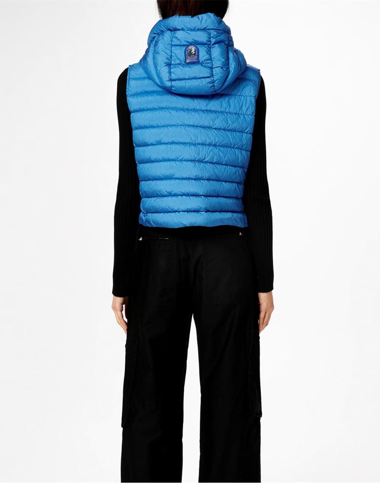 taryn hooded down vest by Selfnex
