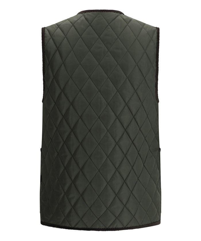 v neck snap button vest by Selfnex