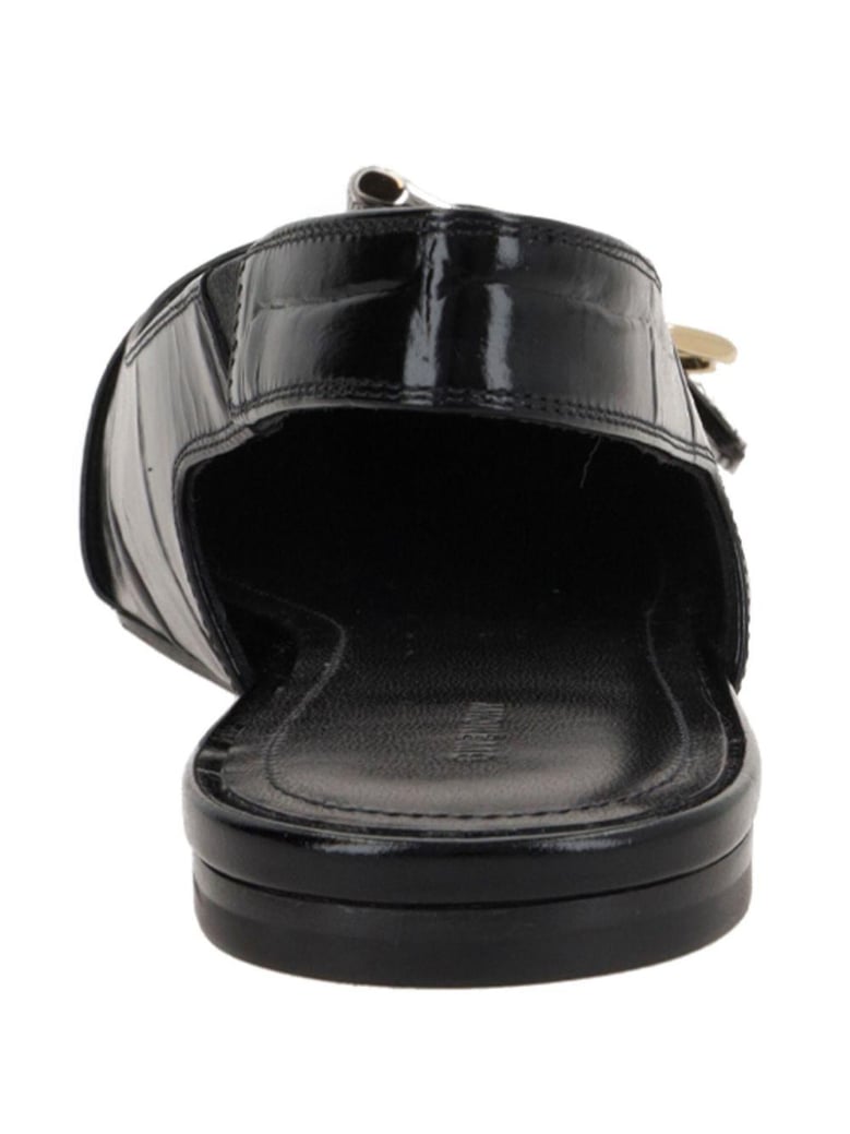voyou leather slingback ballets by Selfnex