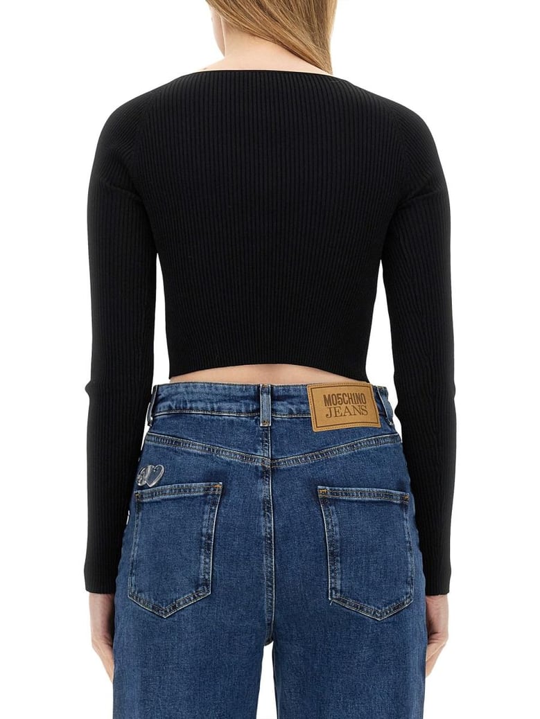 ribbed crop top by Selfnex