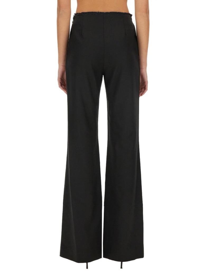 regular fit 55% polyester 45%virgin wool trousers by Selfnex