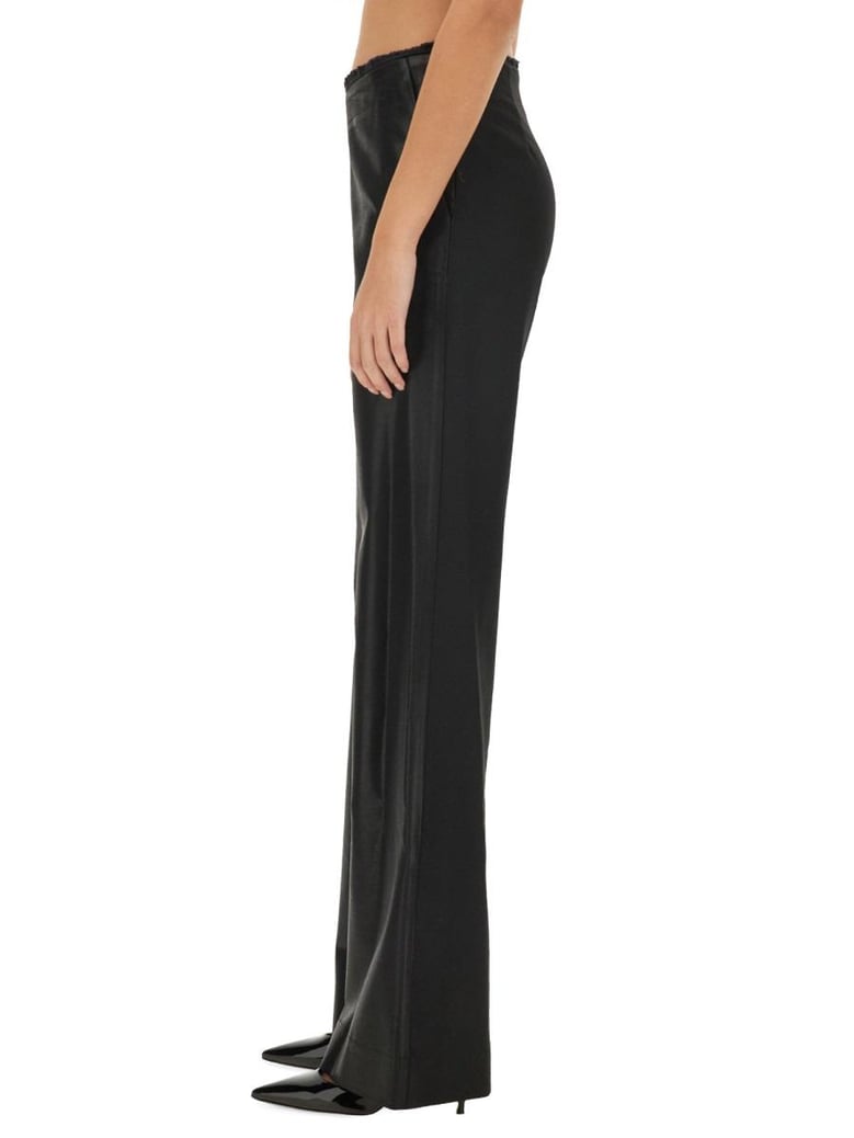 regular fit 55% polyester 45%virgin wool trousers by Selfnex