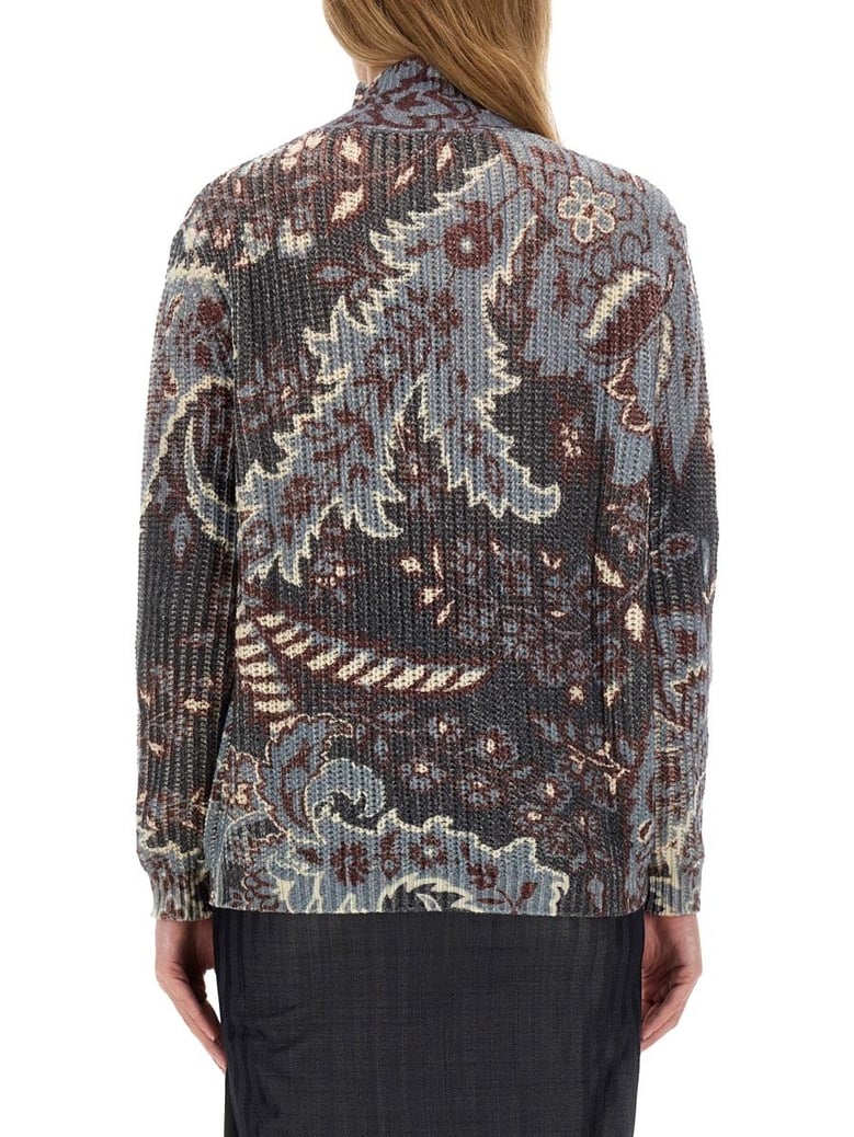 printed wool sweater by Selfnex