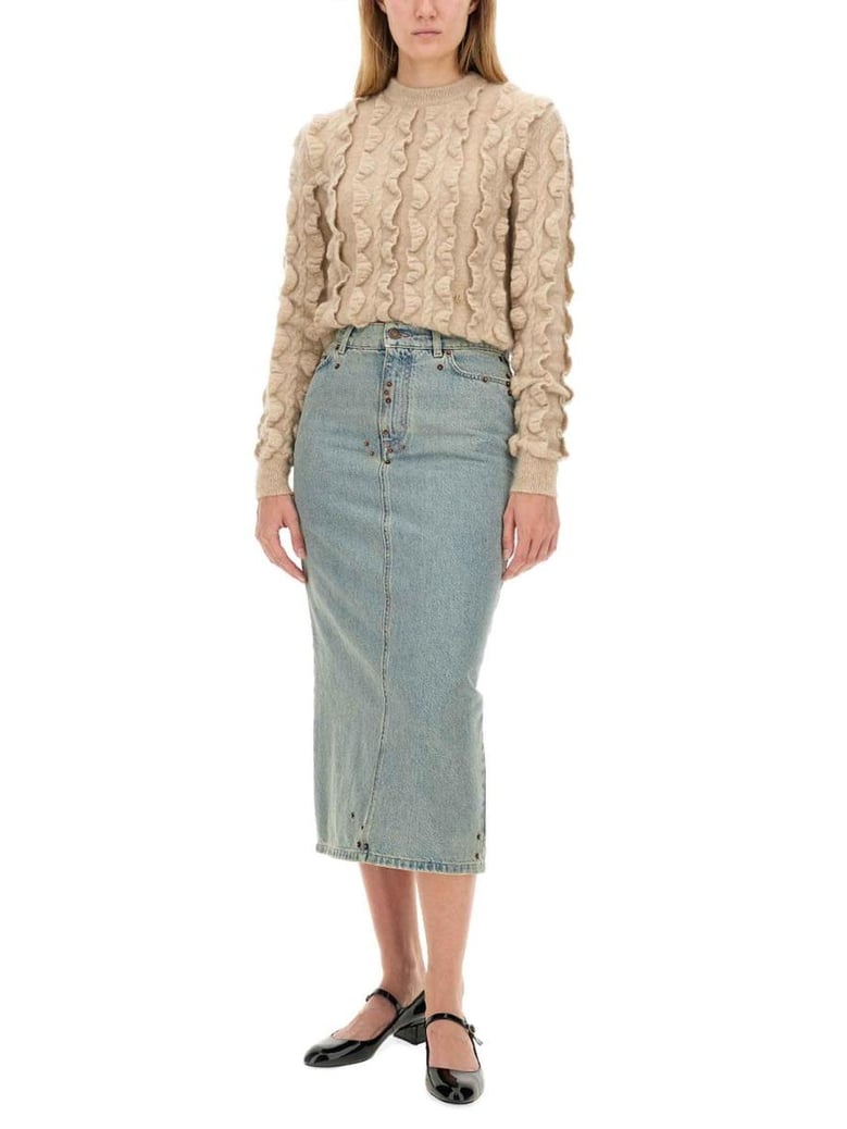 denim skirt by Selfnex