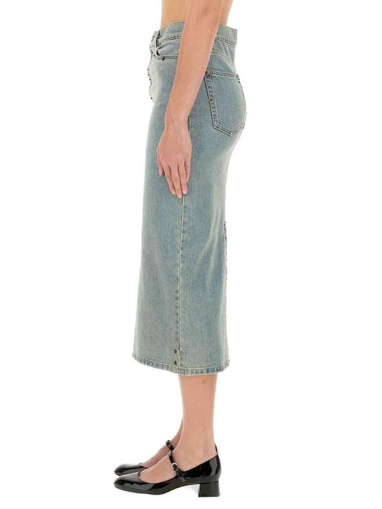 denim skirt by Selfnex