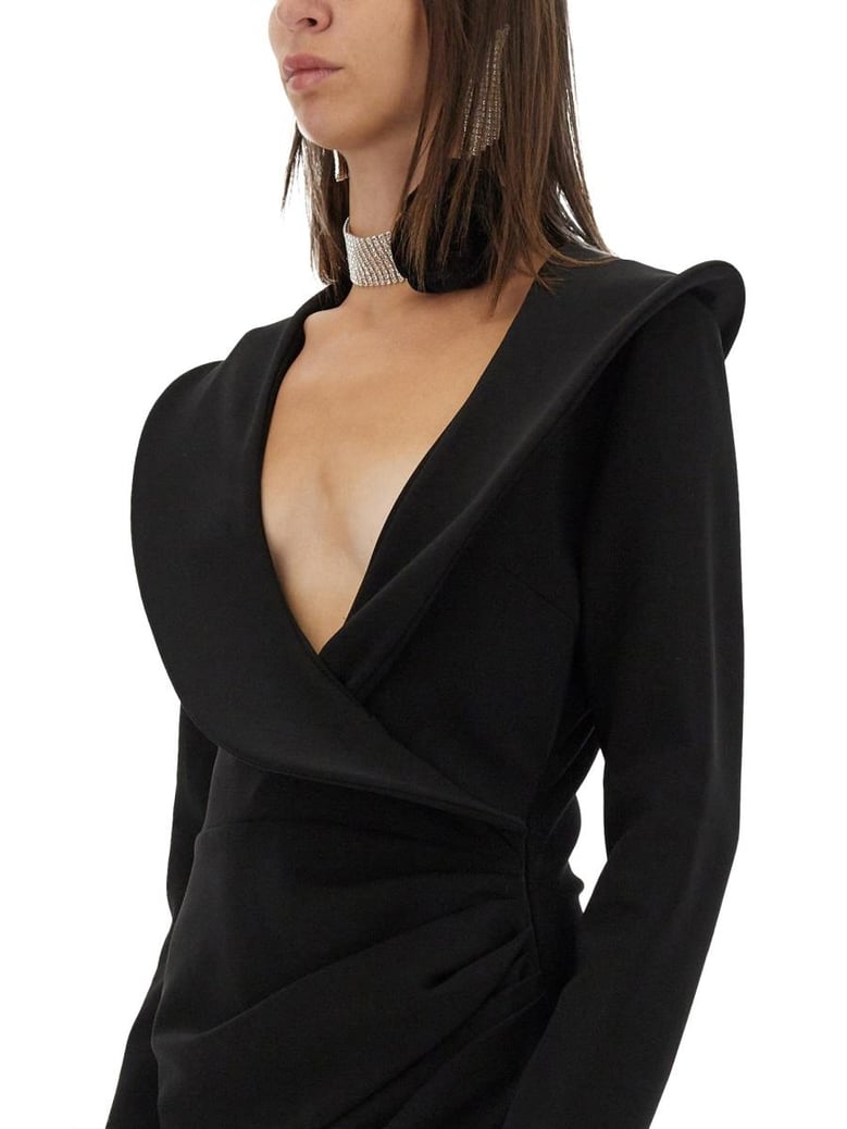 sculptural mini dress by Selfnex