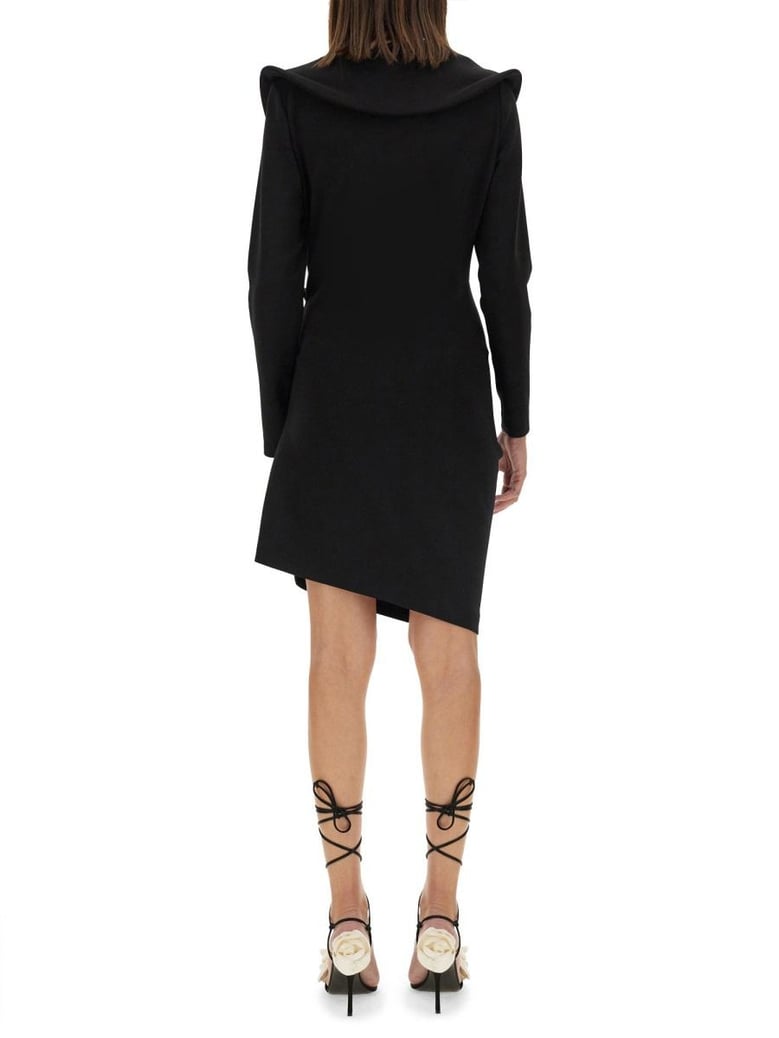 sculptural mini dress by Selfnex