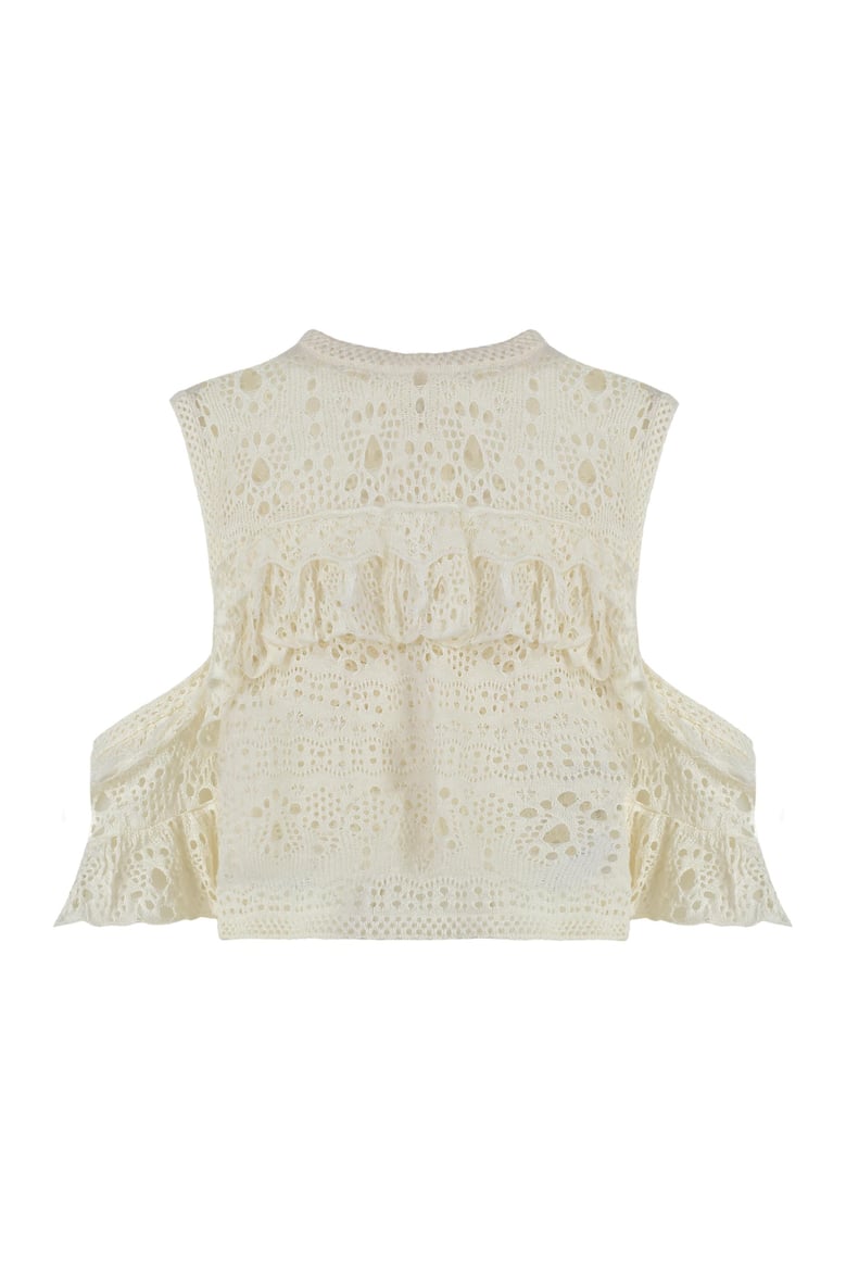 crochet knit top by Selfnex