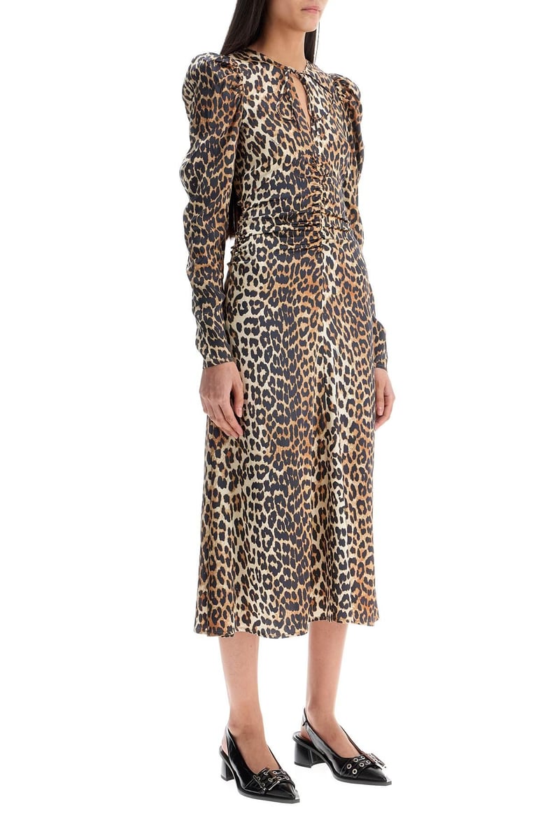 leopard print midi dress by Selfnex