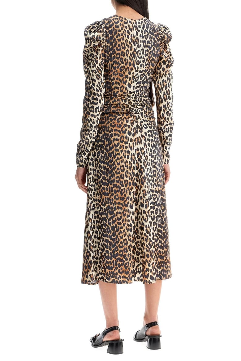 leopard print midi dress by Selfnex