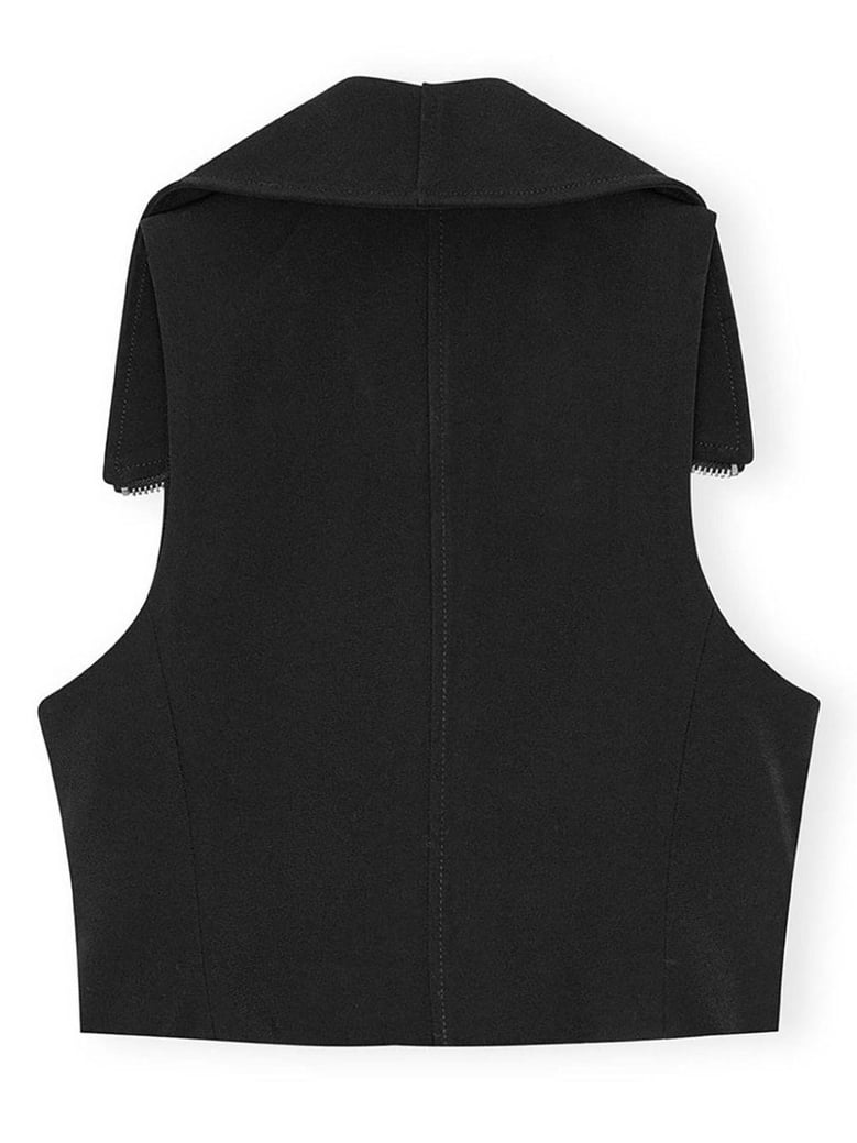 zipped vest by Selfnex