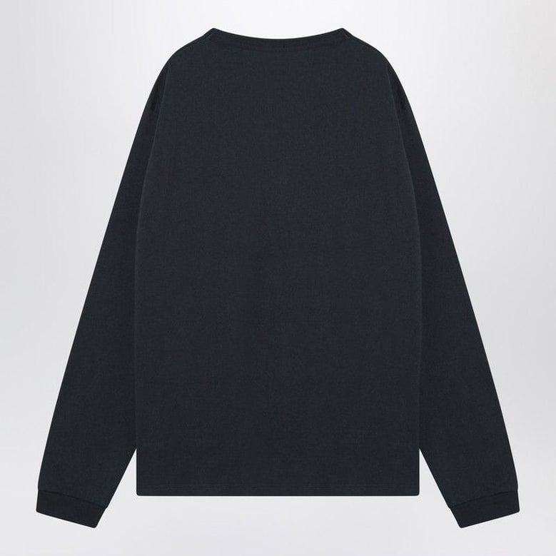 navy blue long-sleeved t-shirt by Selfnex