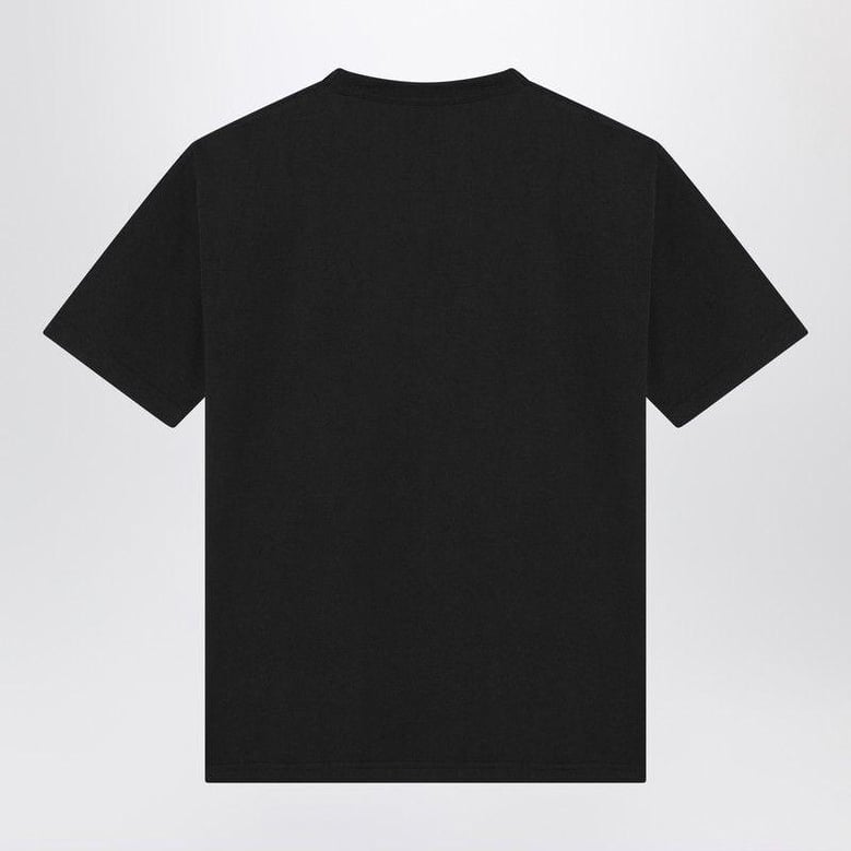black cotton crew-neck t-shirt by Selfnex