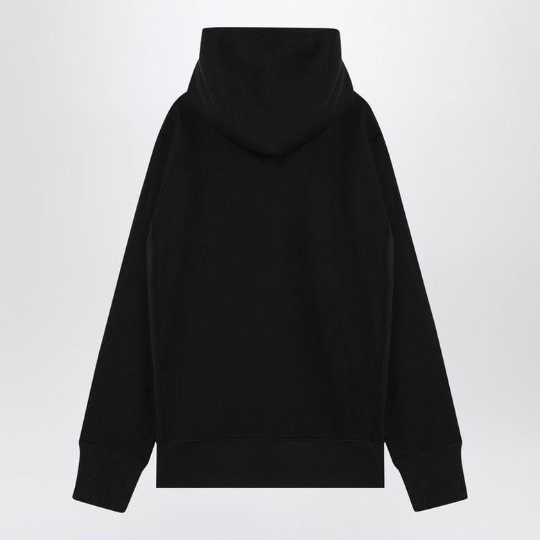black cotton hoodie by Selfnex