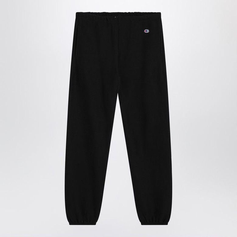 black cotton jogging trousers by Selfnex
