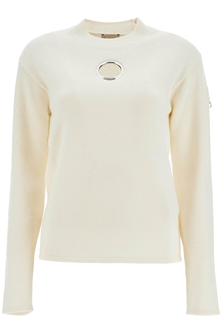 white wool sweater by Selfnex