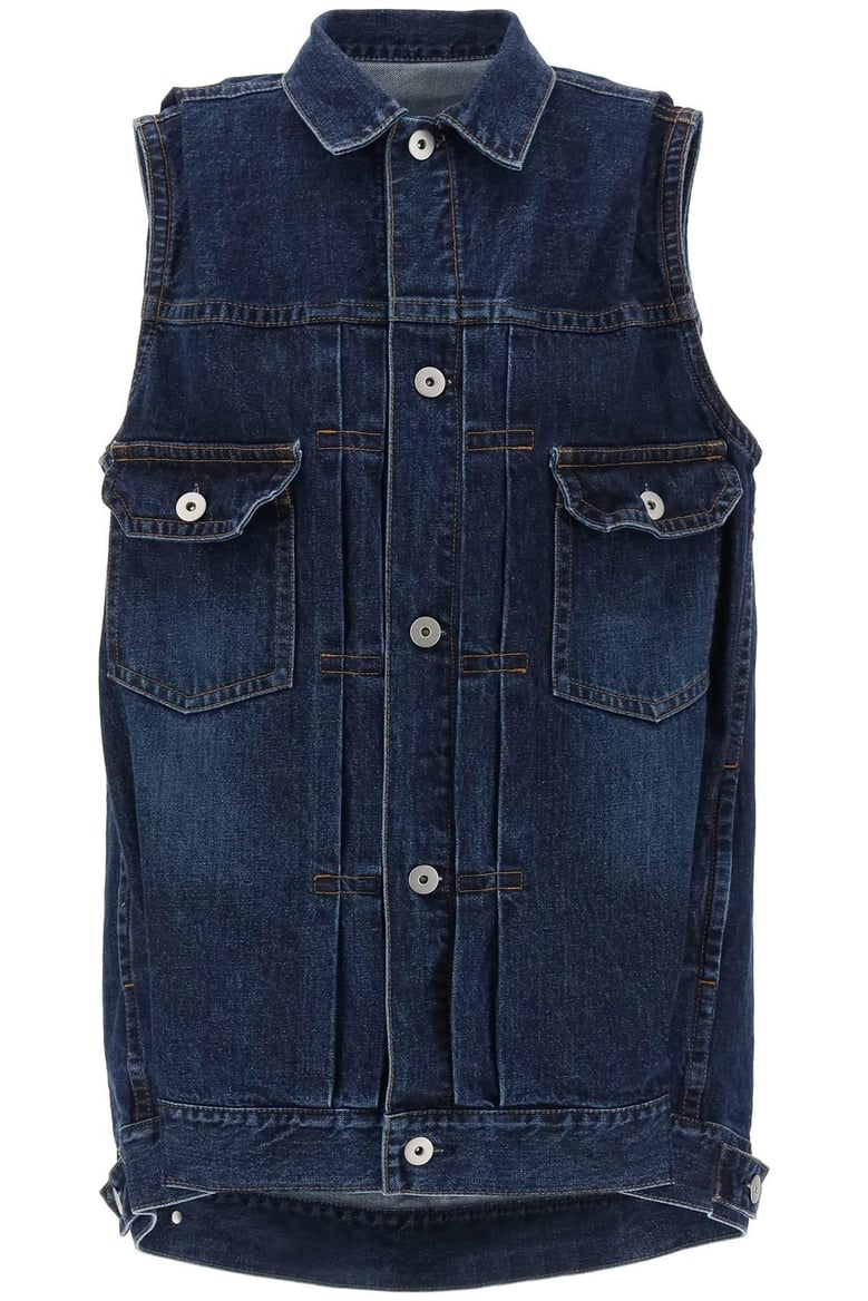 denim vest by Selfnex