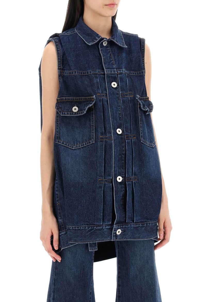 denim vest by Selfnex
