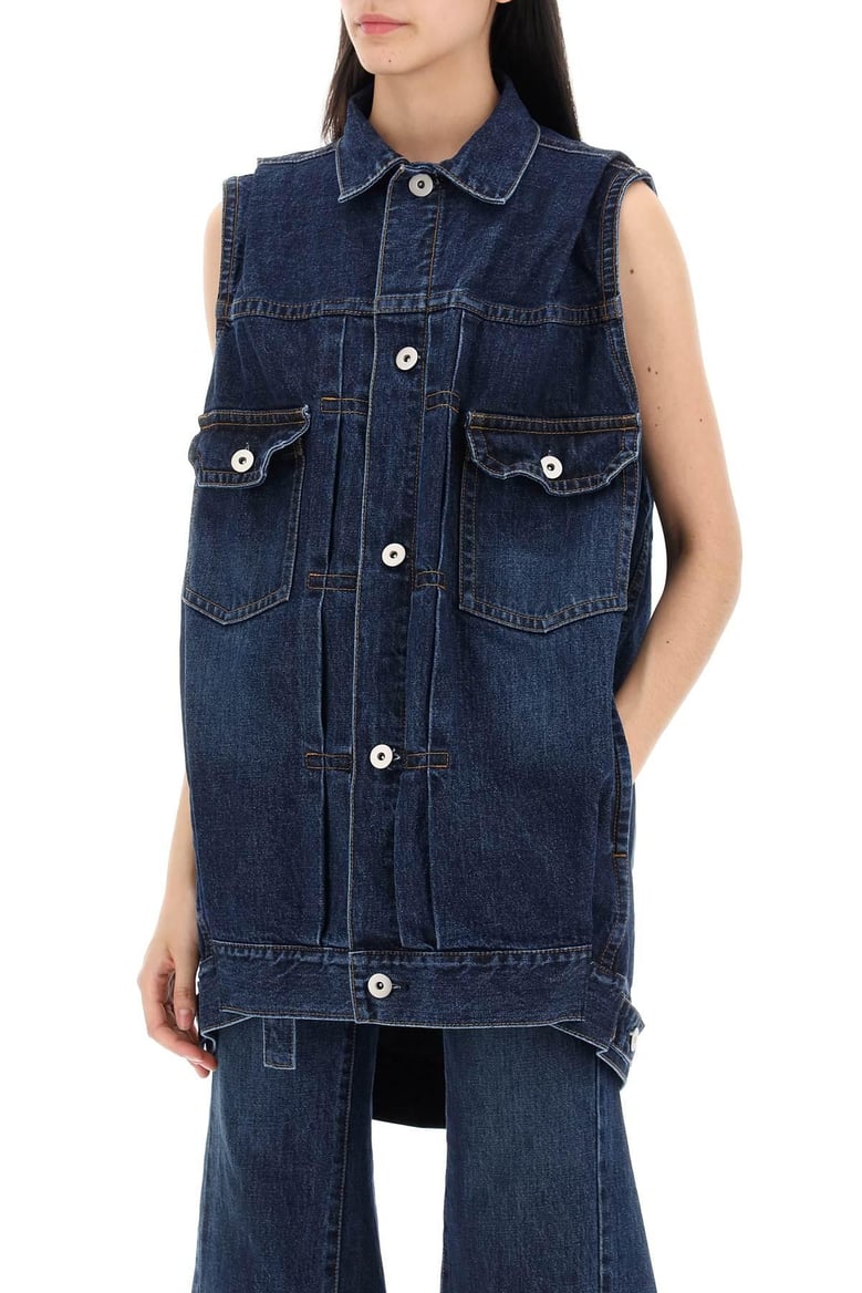 denim vest by Selfnex