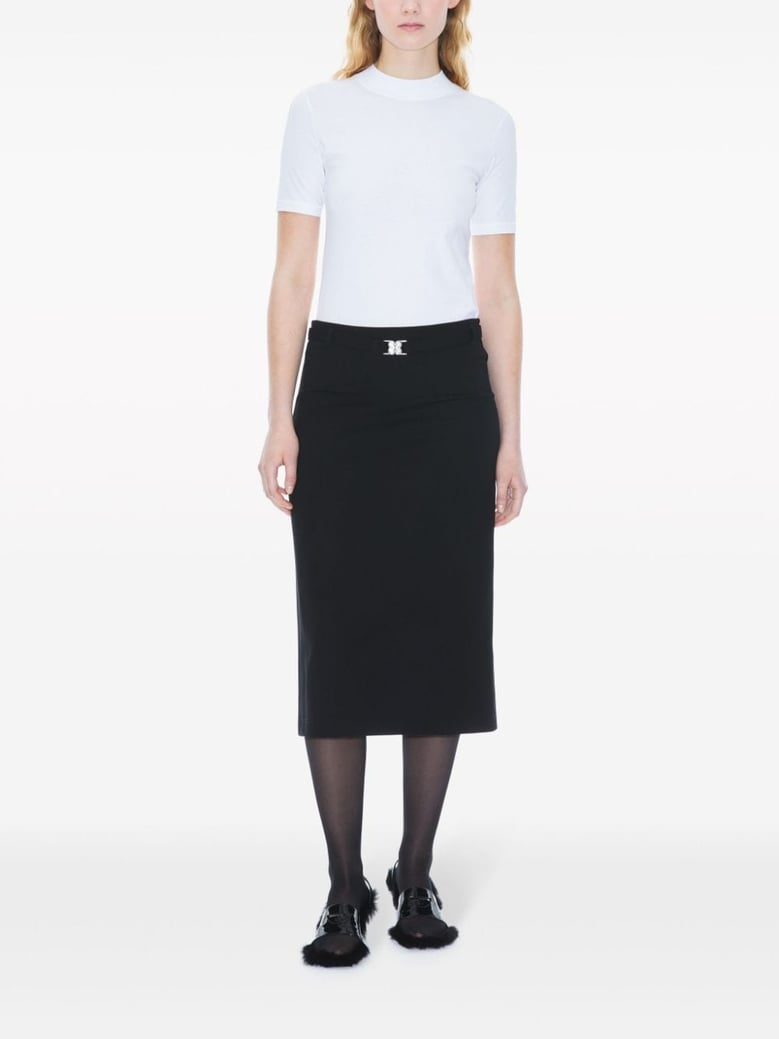 mock neck tee by Selfnex