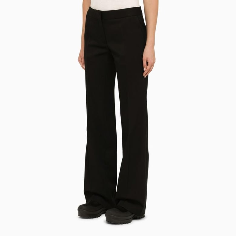 slim tailored pant slightly low waist by Selfnex