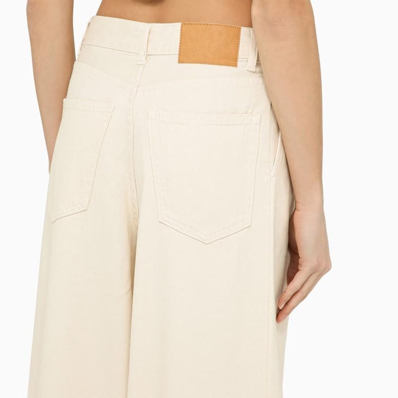 bright hues wide leg denim by Selfnex
