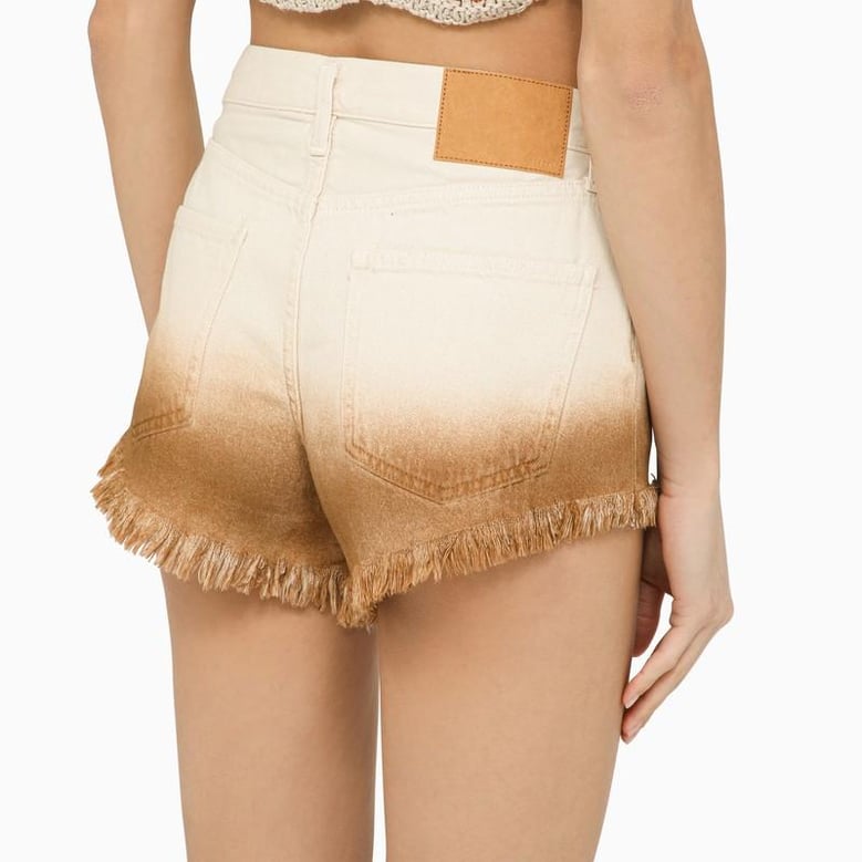 bright hues denim shorts by Selfnex