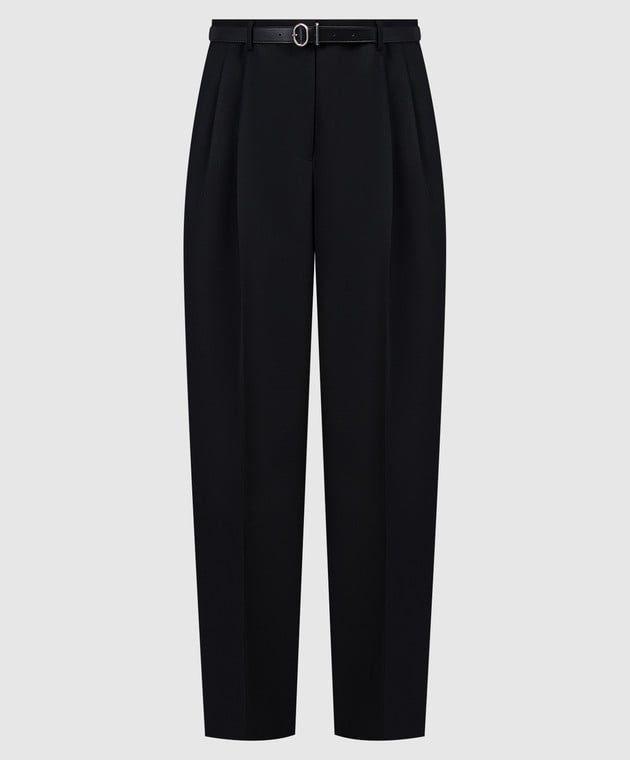 long relaxed wide leg pleated pant by Selfnex