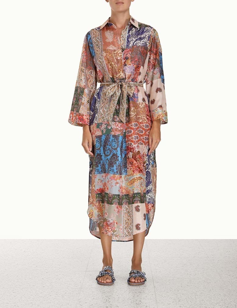 devi midi shirt dress by Selfnex