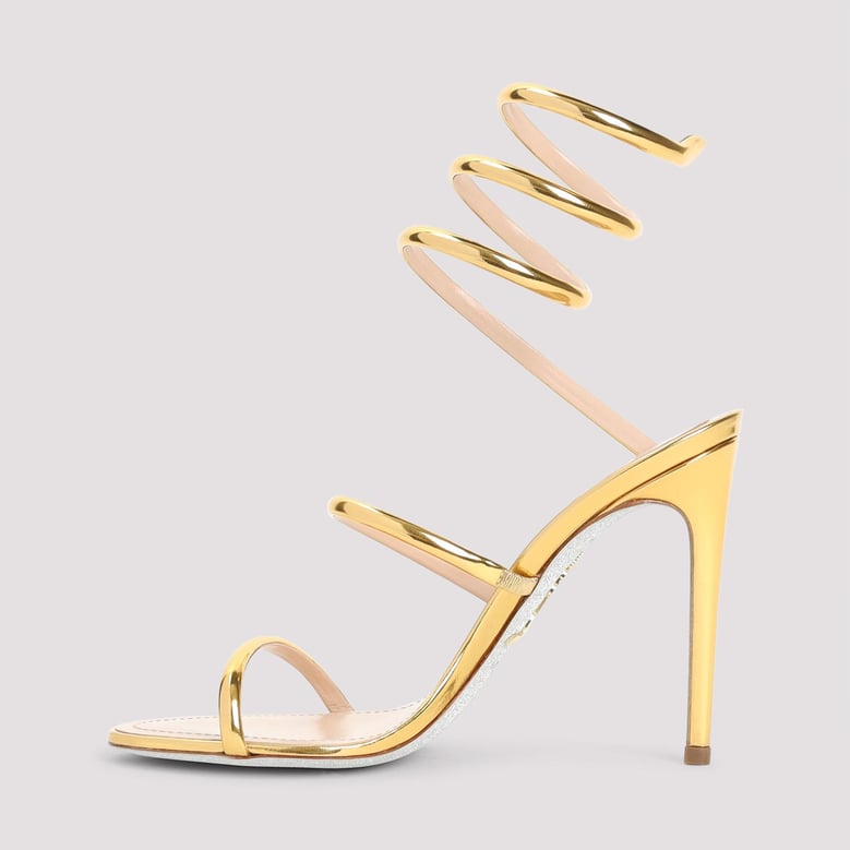 renè caovilla calf leather sandals by Selfnex